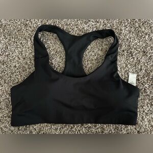 Old Navy Black Racerback Sports Bra